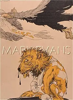 Triumphantly: EAGLE OVER WOUNDED LION