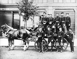 Horsed: Ealing Fire Brigade with horse-drawn appliance