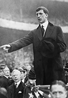 Eamon: Eamon de Valera during the election campaign, 1932