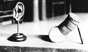 Philipp: Ear model by Philipp Reis, 1930s