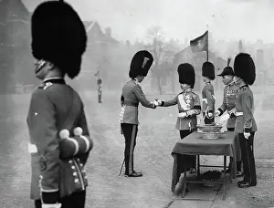 Cavan: The Earl of Cavan handed smamrocks