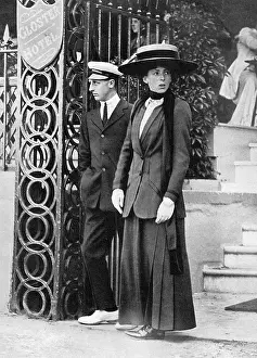 Mundy: The Earl and Countess of Annesley at Cowes, 1910