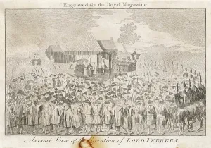 Sensational: EARL FERRERS EXECUTED