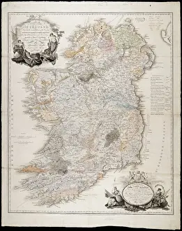 Geological: Earliest geological map of Ireland [1814]