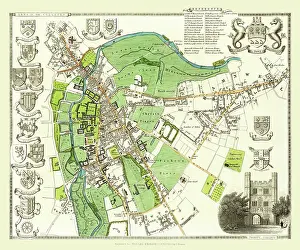 Moule: Early 19th Century map of Cambridge