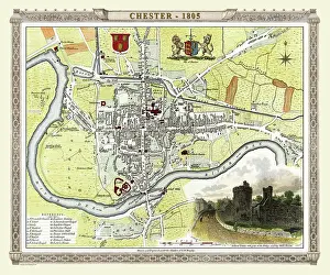 Roper: Early 19th Century map of Chester, England