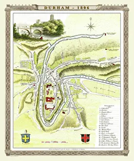 Roper: Early 19th Century map of Durham, England