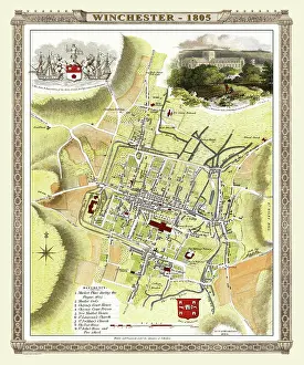 Roper: Early 19th Century map of Winchester, England