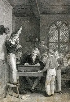 1810s: Early 19th century school classroom - Dunce