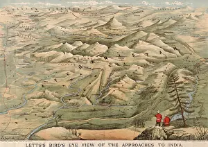 Indus: Early 20th century British map shows red ?