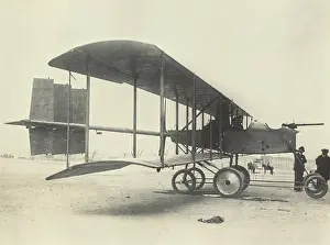 Fedele: Early Airplane with Gun, c. 1914
