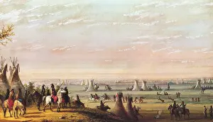 Tableau: Early American Meeting