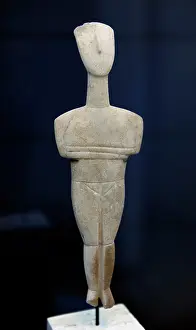 Aegean: Early Bronze Age. 3300-2000 BC. Idol. From de Cycladic islan