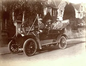 Retractable: Early convertible saloon