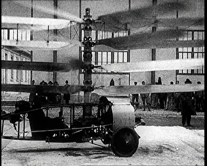 Attempting: An Early Helicopter With Four Sets Of Propellers