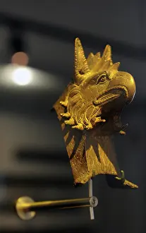 Gryphon: The early Iron. Roman influence. Gryphon of Vimose. Bronze