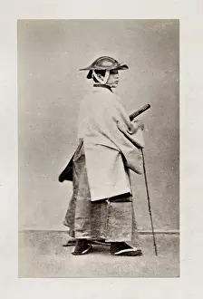 Renjo: Early Japanese portrait: samurai