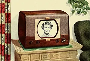 Drapes: Early Model Television