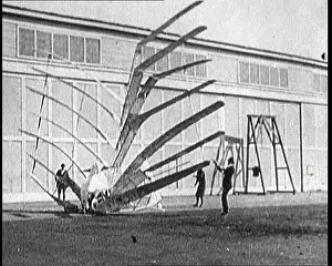 Collapsing: An Early Seven Winged Plane Collapsing In On