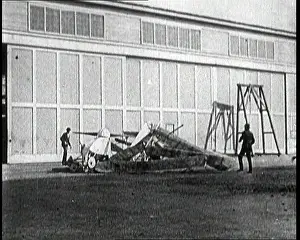 Collapsing: An Early Seven Winged Plane Collapsing In On
