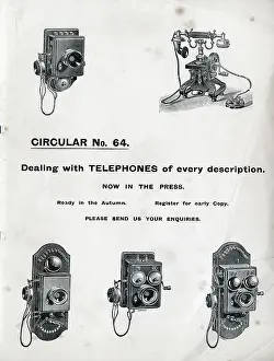 Phones: Early telephones of every description