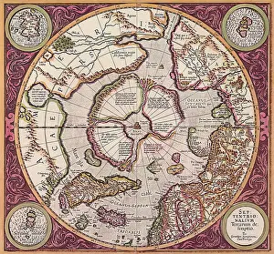 1595: Early View of N. Pole 1595