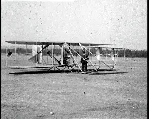 Kitty: Early Wright Brothers Plane Preparing For A