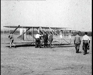Kitty: Early Wright Brothers Plane Preparing For A