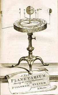 Centred: Earth centred Ptolomaic System of the Universe