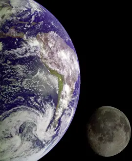 Galileo: EARTH AND THE MOON 1990