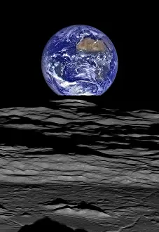 Compton: Earth rise as seen from the edge of the Compton