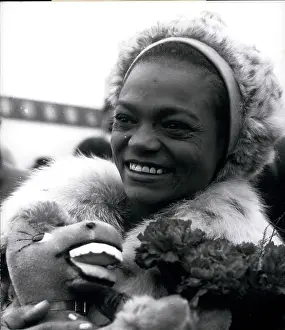 Bandsmen: Eartha Kitt, American singer, in Munich
