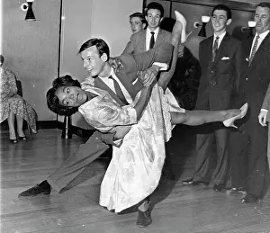 Farr: Eartha Kitt, singer, at Arthur Murray School of Dancing