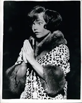 Uniquely: Eartha Kitt, singer, opening night at Talk of the Town