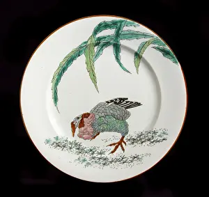 Earthenware: Earthenware plate, 19th century