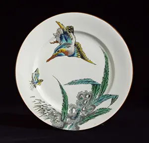 Earthenware: Earthenware plate, 19th century