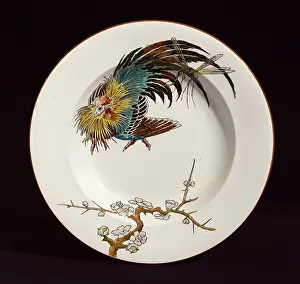 Earthenware: Earthenware plate, 19th century