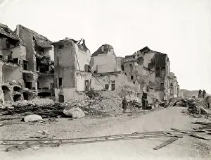 Sanremo: Earthquake damage, Bussana Vecchia, Sanremo, Italy 1887