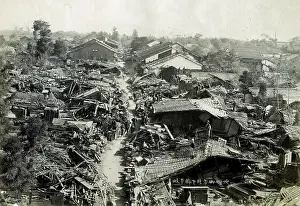 Substantial: Earthquake damage, Japan