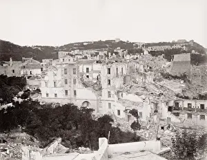Specifically: Earthquake damage, ruins, devastation. Ischia 188, Italy