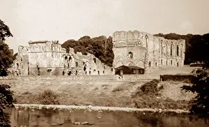 Easby: Easby Abbey in the 1930s