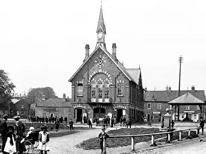 Easingwold: Easingwold Town Hall early 1900s