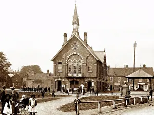 Easingwold: Easingwold Town Hall, early 1900s