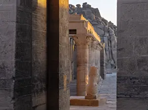 Nectanebo: East colonnade - Temple of Isis - Philae Complex
