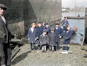 Oncolourisedpic: EAST END BEACH 1930S