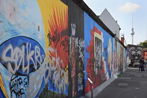 Muhlenstrasse: East Side Gallery, Berlin Wall, Berlin, Germany
