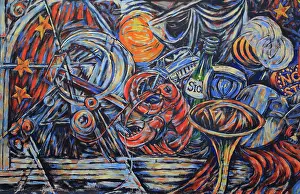 Himmel: East Side Gallery, Berlin Wall, Berlin, Germany