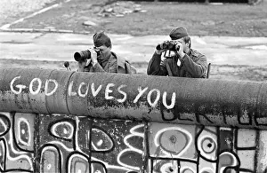 Graffiti: East German Border Guards