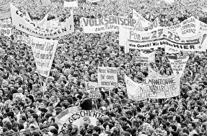 Demokratische: East German Protesters