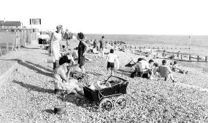 Wittering: East Wittering, the Beach c1960